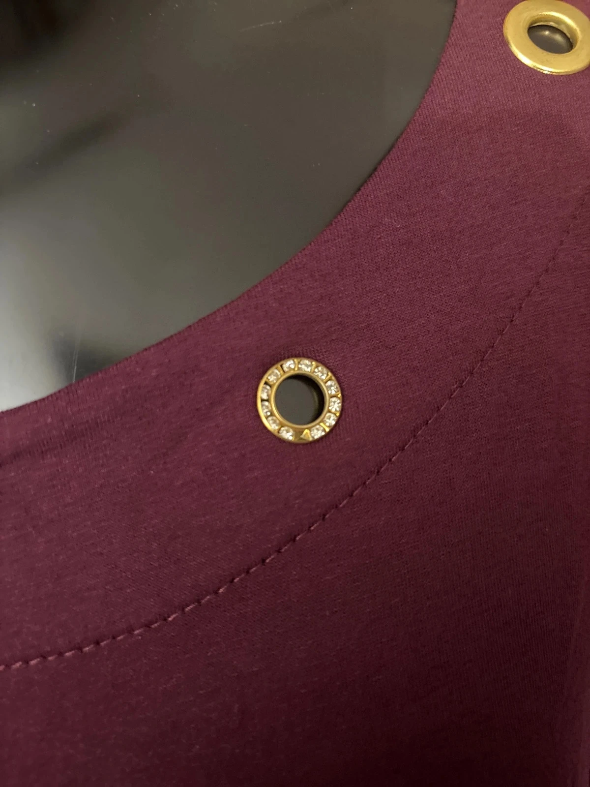 T-shirt de manga comprida gola redonda Punt Roma – photo 6